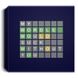 Wordle Deluxe Square Canvas 1.5in Frame