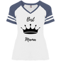 Ladies' Game V-Neck T-Shirt Best Queen Mama