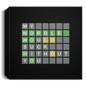 Wordle Deluxe Square Canvas 1.5in Frame