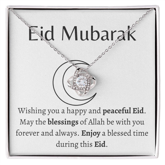 Eid Love Knot Necklace Eid Gift